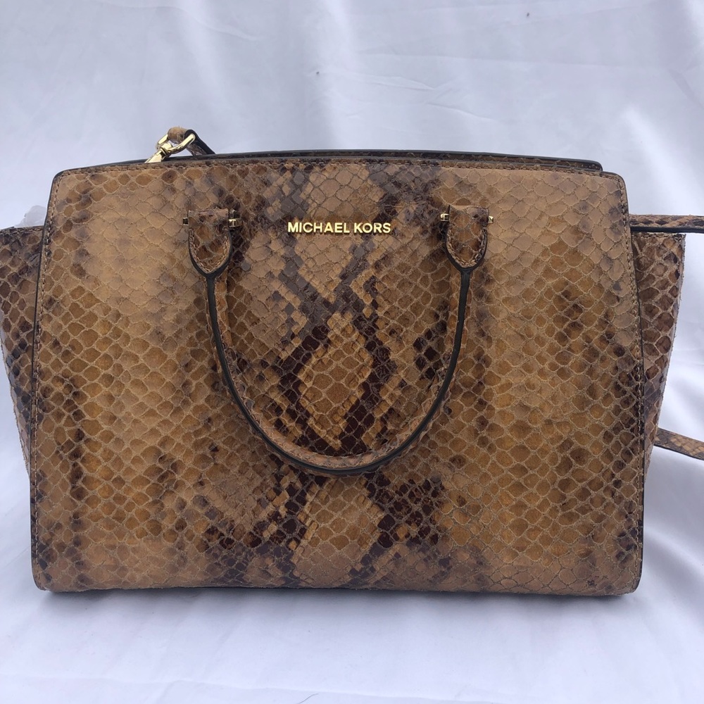 Michael Michael Kors Python Selma Tote - image 2